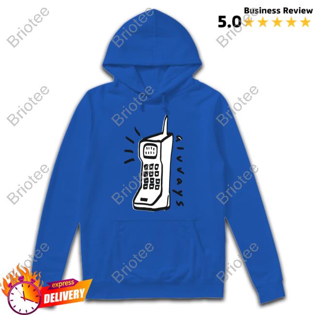 Official Alvvays Merch Phone Guy Tee Shirt