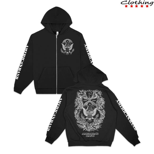 Official America's Band Black Zip Hoodie