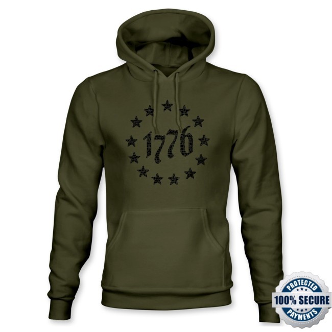 Officialhodgetwins 1776 Circle Stars Hoodie