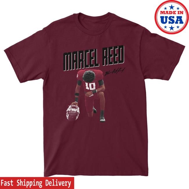 Official Nil Store Merch Shop Marcel Reed Pregame Maroon New Shirt
