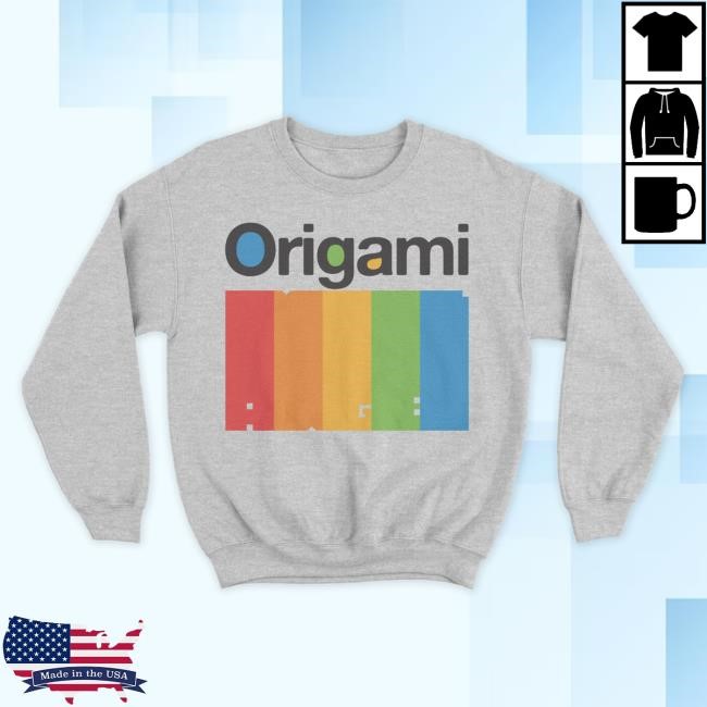 Origami Angel Spectrum Crew neck Sweatshirt