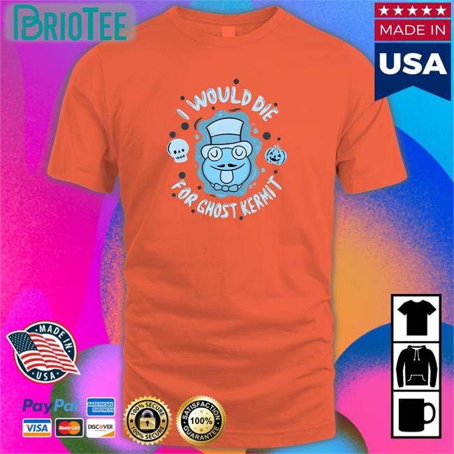 Superyakishop Merch I Would Die For Ghost Kermit Baseball Sleeve Tee Superyakishop