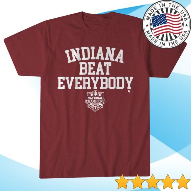 We Beat Everybody Indiana Hoosiers NCAA Football Shirt