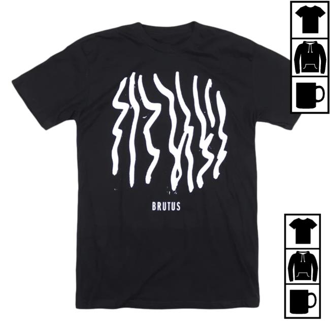 Hello Merch Brutus Nest Front Print Black T Shirts