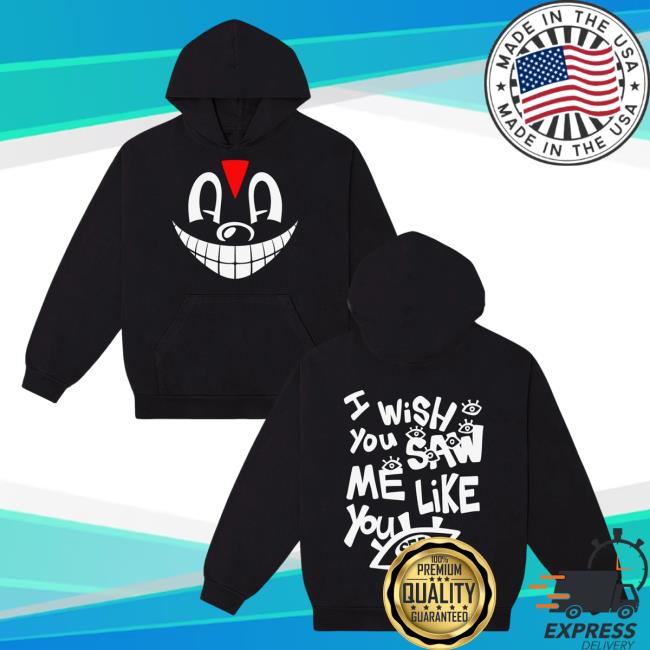 Official Lil Darkie Merch Small Dark One Store I Wish You Saw Me Like You See You Crewneck Sweatshirt LilDarkie Smalldarkone