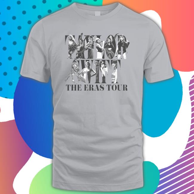 Taylor Swift Merch Store Taylor Swift The Eras Tour Gray Long Sleeve Tee