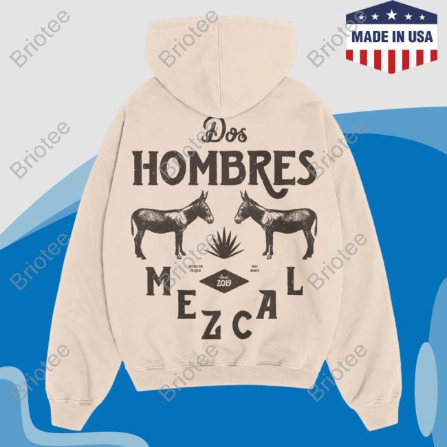 Official Doshombres Merch Dos Hombres Tan Hooded Sweatshirt
