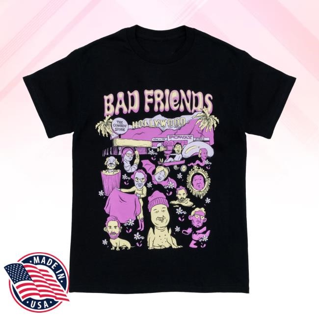 Bad Friends Merch Bad Friends World Shirt New
