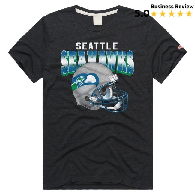 Seattle Seahawks Gradient Helmet Shirt Homage | Seattle Seahawks Official | NFL Football