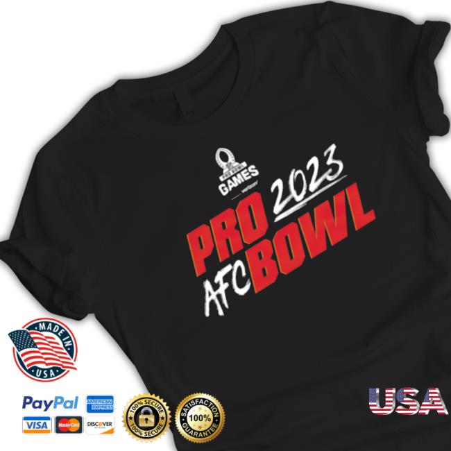 Afc Fanatics Black 2023 Pro Bowl Game shirt