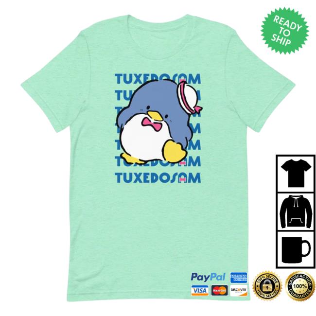 Official Sanrio Apparel Clothing Merch Store Shop Tuxedosam Watashi Wa Shirts Mint