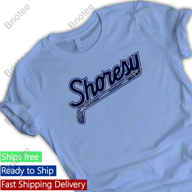 Shoresy Hockey Logo Blue Hoodie