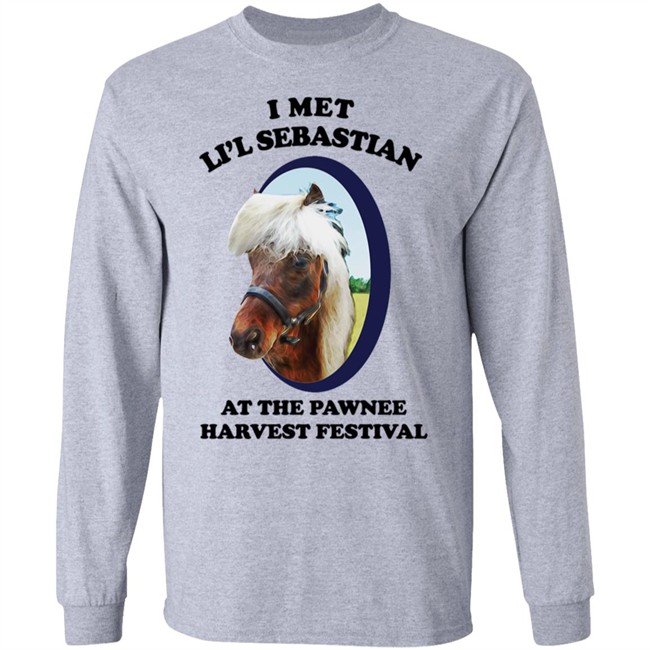 Lil Sebastian Shirt I met Li'l Sebastian At the pawnee harvest festival NBC Parks and Recreation Official I Met Li'l Sebastian - Adult Classic T-Shirt Lil Sebastian Shirt I met Li'l Sebastian At the pawnee harvest festival NBC Parks and Recreation Official I Met Li'l Sebastian - Adult Classic T-Shirt