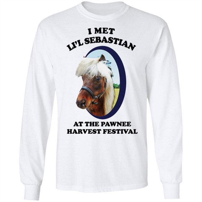 Lil Sebastian Shirt I met Li'l Sebastian At the pawnee harvest festival NBC Parks and Recreation Official I Met Li'l Sebastian - Adult Classic T-Shirt Lil Sebastian Shirt I met Li'l Sebastian At the pawnee harvest festival NBC Parks and Recreation Official I Met Li'l Sebastian - Adult Classic T-Shirt