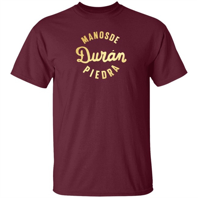Roberto Duran Text Tee Red Tee Roberto Duran Text Tee Red Tee
