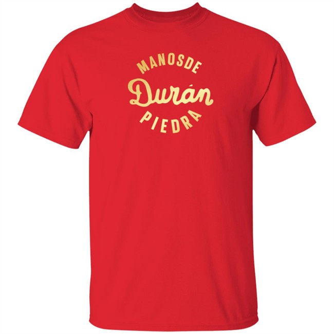 Roberto Duran Text Tee Red Tee