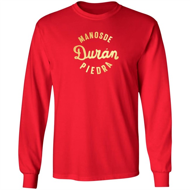 Roberto Duran Text Tee Red Tee Roberto Duran Text Tee Red Tee