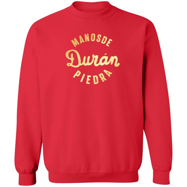 Roberto Duran Text Tee Red Tee Roberto Duran Text Tee Red Tee
