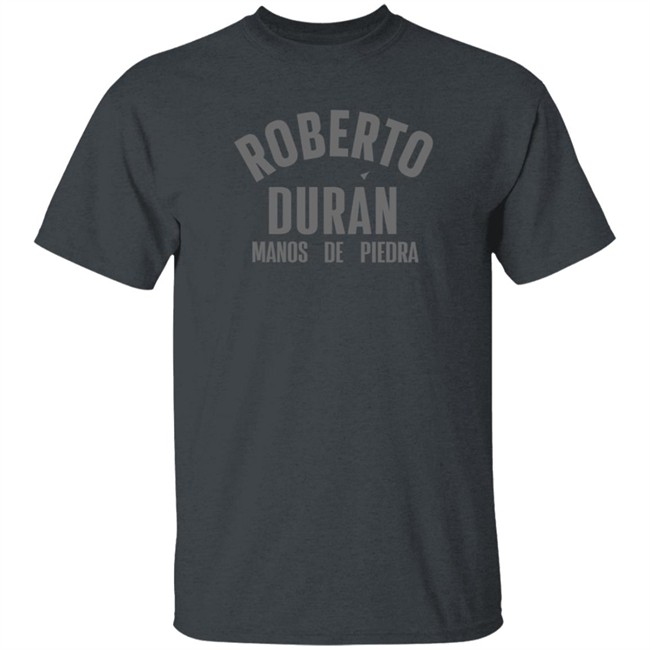 Roberto Duran Manos de Piedra Black T Shirt Roberto Duran Manos de Piedra Black T Shirt