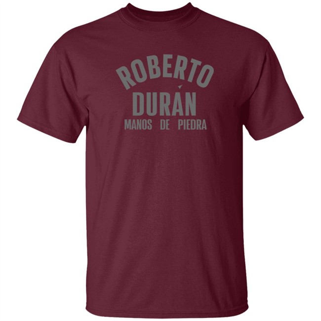 Roberto Duran Manos de Piedra Black T Shirt Roberto Duran Manos de Piedra Black T Shirt