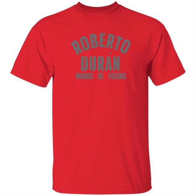 Roberto Duran Manos de Piedra Black T Shirt Roberto Duran Manos de Piedra Black T Shirt