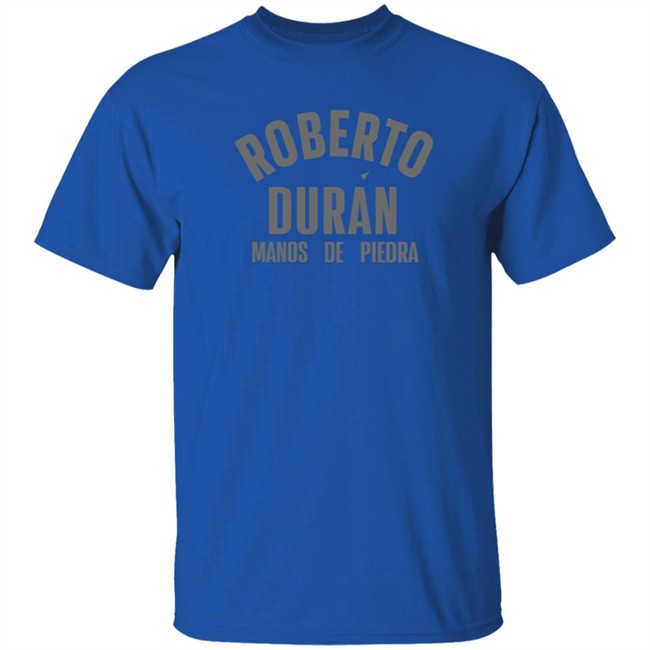 Roberto Duran Manos de Piedra Black T Shirt Roberto Duran Manos de Piedra Black T Shirt