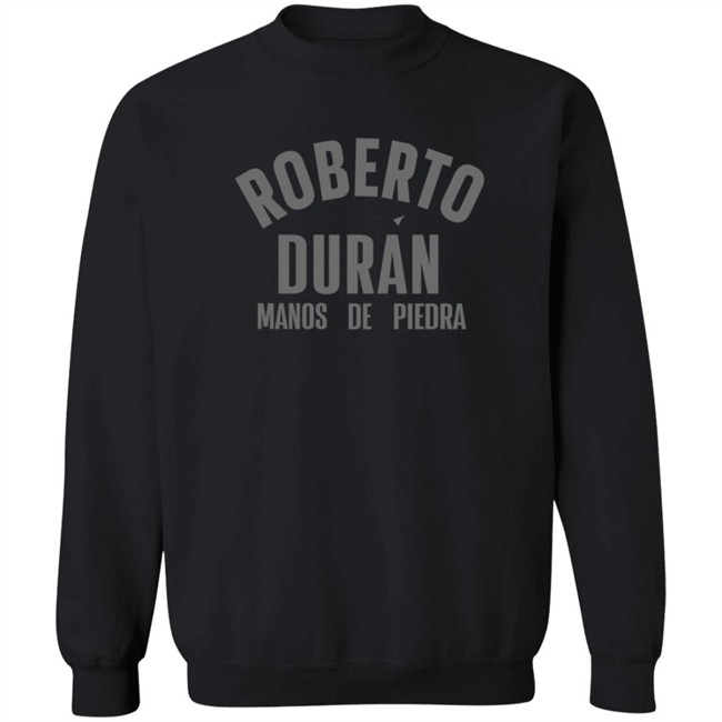 Roberto Duran Manos de Piedra Black T Shirt Roberto Duran Manos de Piedra Black T Shirt
