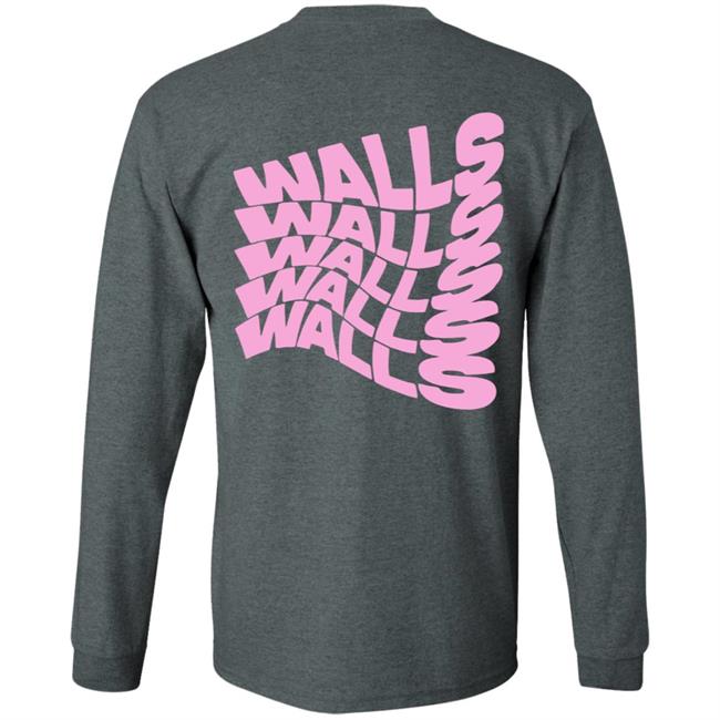 Louis Tomlinson Merch Smiley Walls Pink Print Hoodie Louis Tomlinson Merch Smiley Walls Pink Print Hoodie