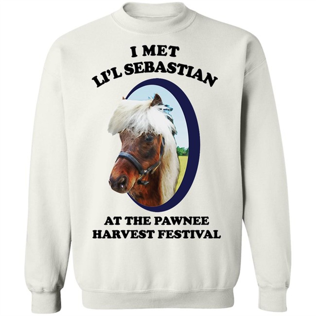 Lil Sebastian Shirt I met Li'l Sebastian At the pawnee harvest festival NBC Parks and Recreation Official I Met Li'l Sebastian - Adult Classic T-Shirt Lil Sebastian Shirt I met Li'l Sebastian At the pawnee harvest festival NBC Parks and Recreation Official I Met Li'l Sebastian - Adult Classic T-Shirt