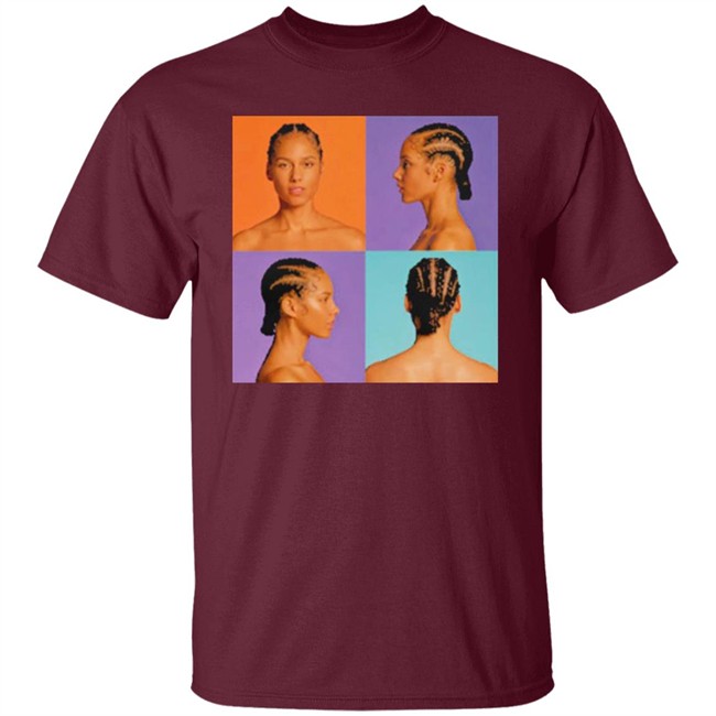 Iteeres-Alicia Keys Hole In Shirt Print shirt clothing plus size black t shirts Iteeres-Alicia Keys Hole In Shirt Print shirt clothing plus size black t shirts