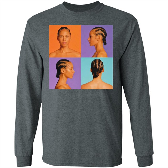 Iteeres-Alicia Keys Hole In Shirt Print shirt clothing plus size black t shirts Iteeres-Alicia Keys Hole In Shirt Print shirt clothing plus size black t shirts
