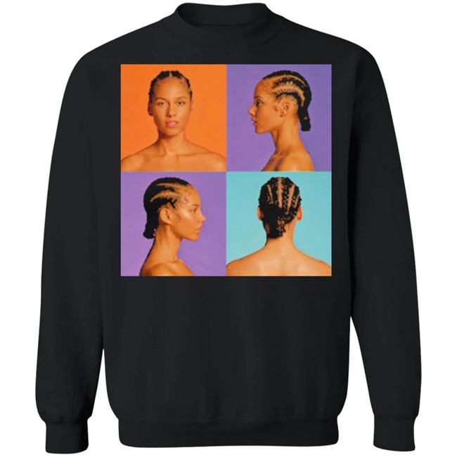 Iteeres-Alicia Keys Hole In Shirt Print shirt clothing plus size black t shirts Iteeres-Alicia Keys Hole In Shirt Print shirt clothing plus size black t shirts