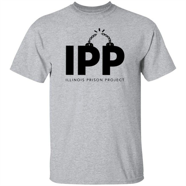 Illinois Prison Project Grey T Shirt Illinois Prison Project Grey T Shirt