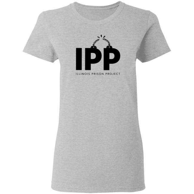 Illinois Prison Project Grey T Shirt Illinois Prison Project Grey T Shirt