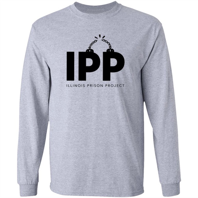 Illinois Prison Project Grey T Shirt Illinois Prison Project Grey T Shirt