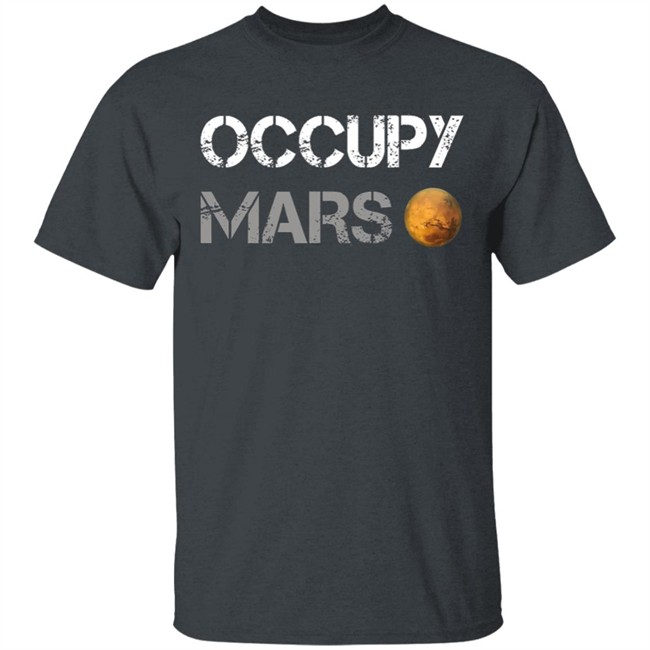 Occupy Mars Shirt OCCUPY MARS T-SHIRT in Charcoal Black T Shirts Occupy Mars Shirt OCCUPY MARS T-SHIRT in Charcoal Black T Shirts