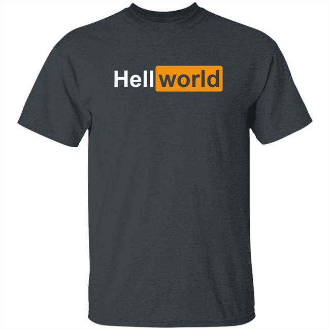 Declining World Merch Hellworld Organic Shirt Declining World Merch Hellworld Organic Shirt