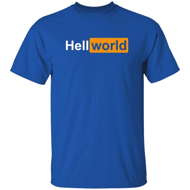 Declining World Merch Hellworld Organic Shirt Declining World Merch Hellworld Organic Shirt