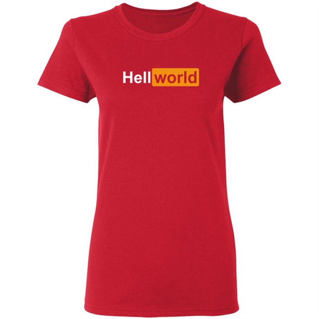 Declining World Merch Hellworld Organic Shirt Declining World Merch Hellworld Organic Shirt