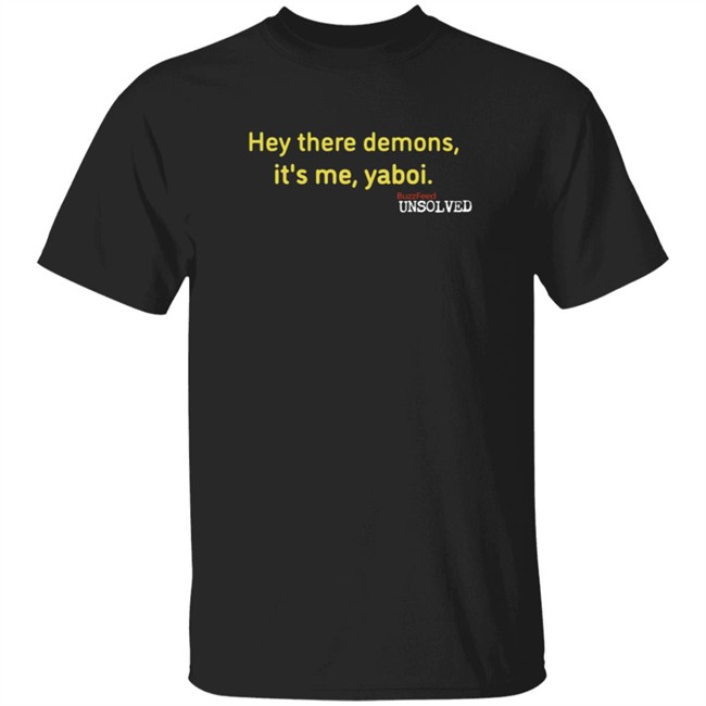 Buzzfeed Unsolved Merch BuzzFeed Unsolved Hey There Demons Boi Shirt