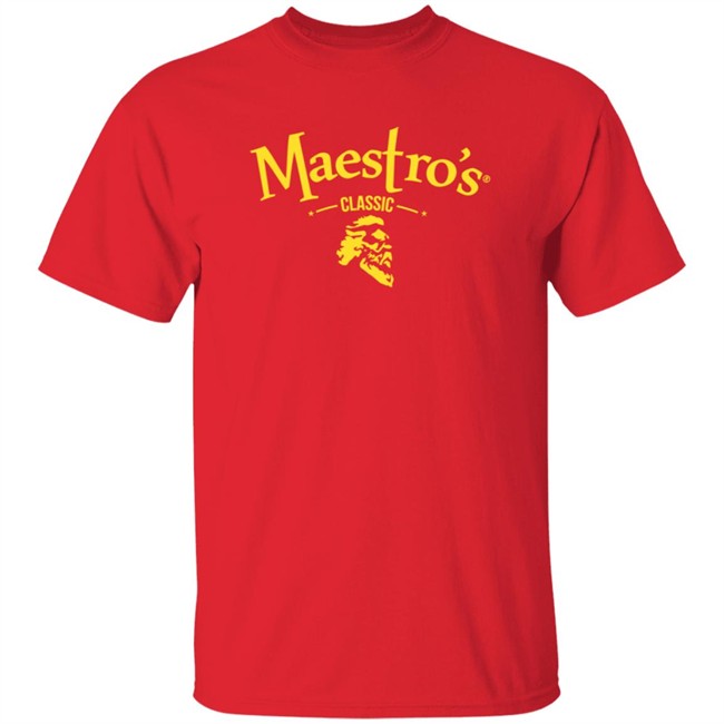 Maestro's Classic Black Gold Logo Tee Maestro's Classic Black Gold Logo Tee