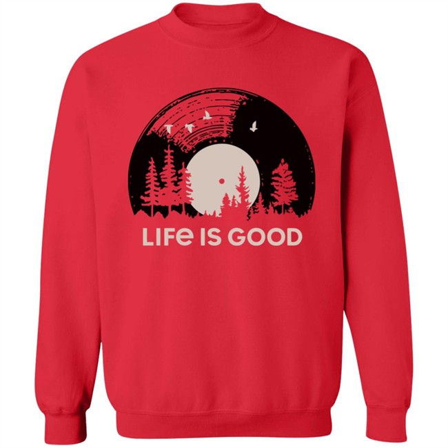 Life Is Good Vinyl Sunset T Shirt Vinyl Sunset Life Is Good Red Shirts Life Is Good Vinyl Sunset T Shirt Vinyl Sunset Life Is Good Red Shirts