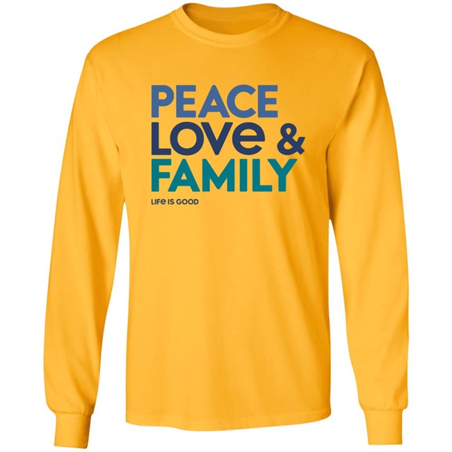 Life Is Good Peace Love & Family T Shirt Peace Love & Family Life Is Good Grey Shirts Life Is Good Peace Love & Family T Shirt Peace Love & Family Life Is Good Grey Shirts