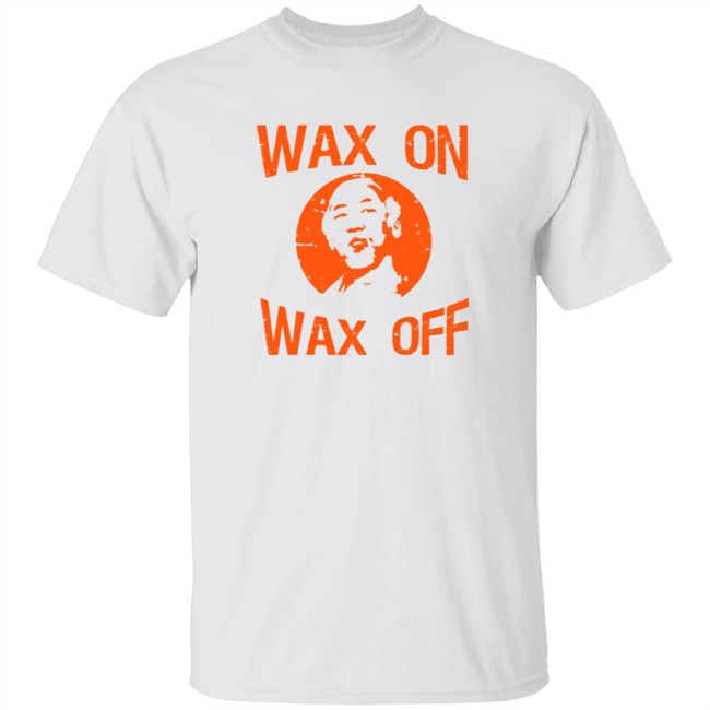 Cobra Kai Merch Karate Kid Wax On Wax Off T shirt