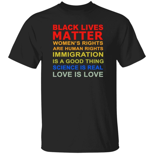 Black Lives Matter Womens Rights Shirt