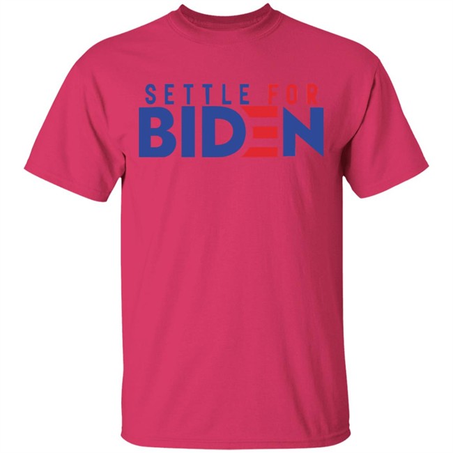 Settle For Biden 2020 Shirt for men and women clothing White T Shirts Settle For Biden 2020 Shirt for men and women clothing White T Shirts