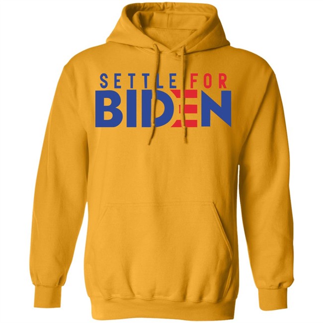 Settle For Biden 2020 Shirt for men and women clothing White T Shirts Settle For Biden 2020 Shirt for men and women clothing White T Shirts