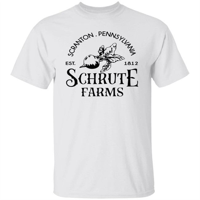 Schrute Farms Shirt Scranton Pennsylvana EST. 1812 Schrute Farms T Shirts