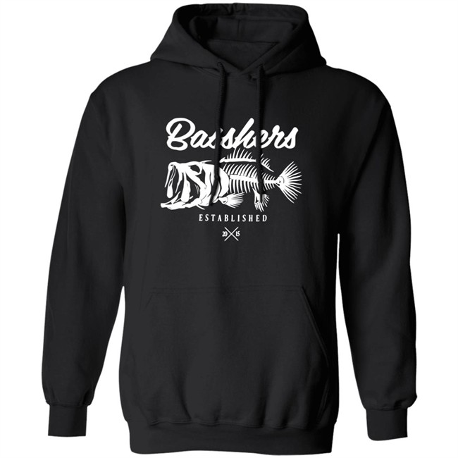 Googan Squad Basshers Est Hoodie Basshers Est Black Hooded Sweatshirt