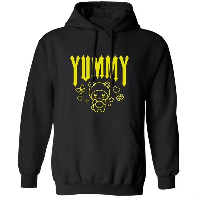 Fanjoy Tarayummy Kawaii Hoodie Tarayummy Kawaii Black Hooded Sweatshirt